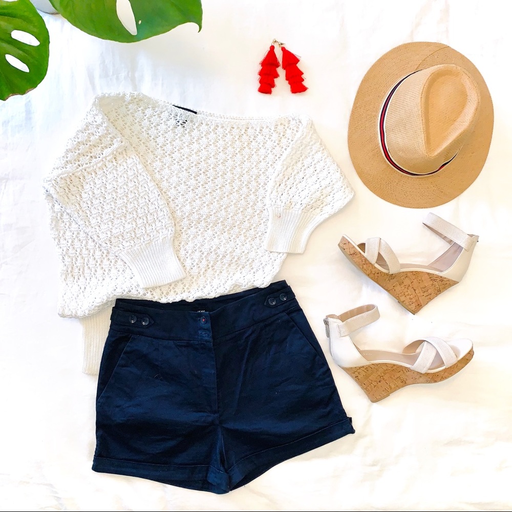 Club Monaco Off the Shoulder Knit Top